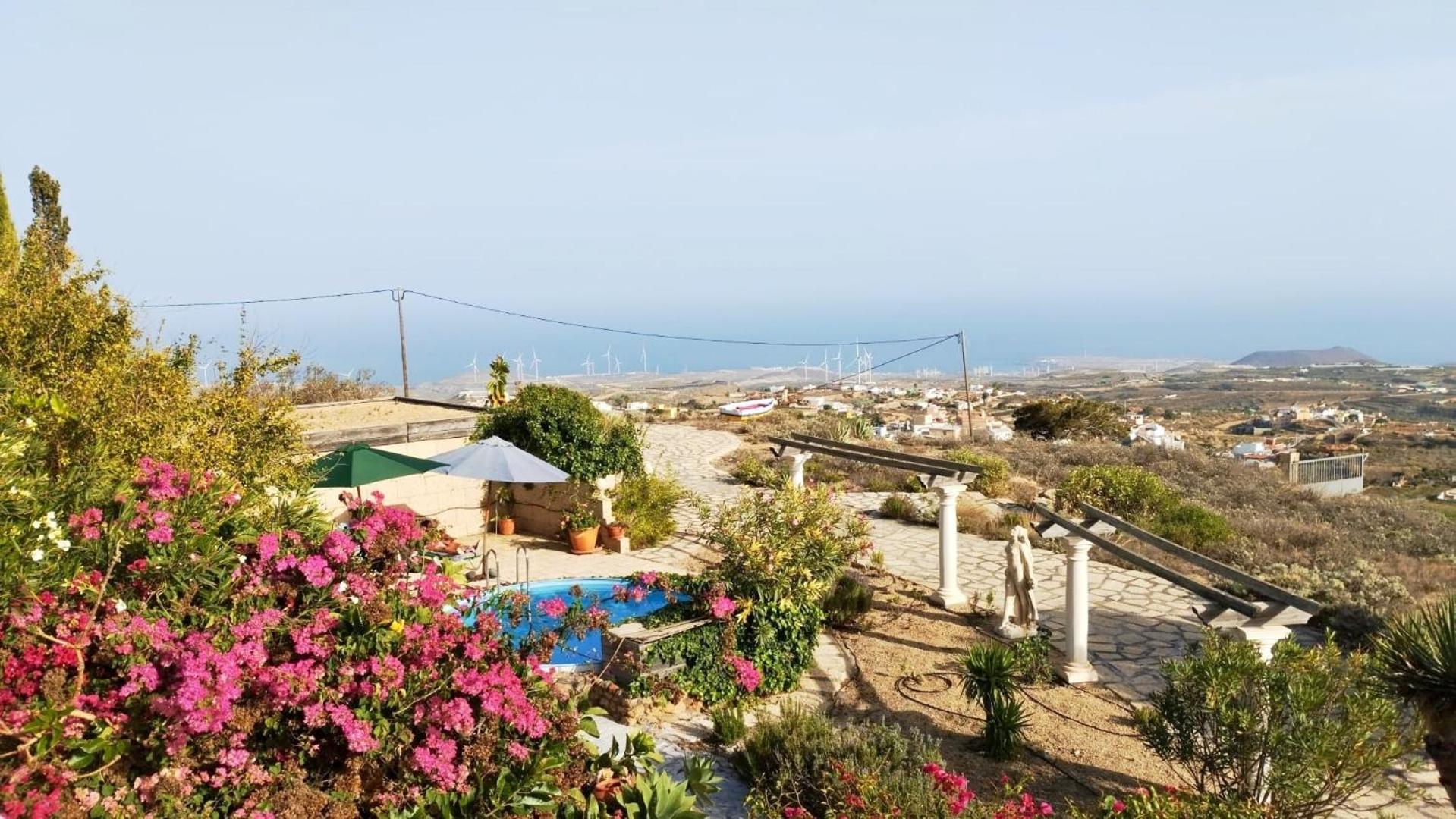 -Casa Azul-Arico Viejo La Sabinita - Baden, Wandern, Klettern, Individualurlaub Jenseits Des Massentourismus, Villa Dış mekan fotoğraf
