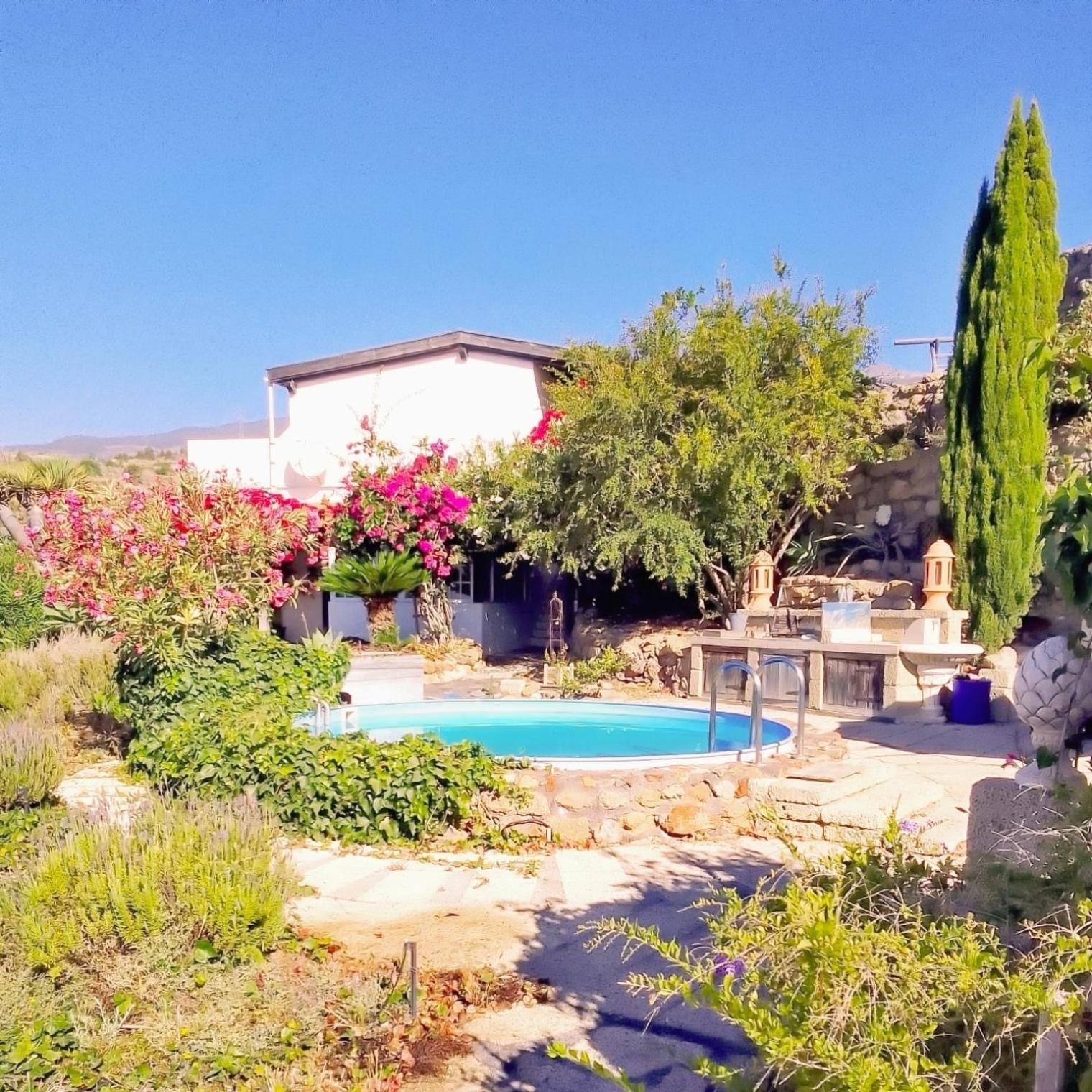 -Casa Azul-Arico Viejo La Sabinita - Baden, Wandern, Klettern, Individualurlaub Jenseits Des Massentourismus, Villa Dış mekan fotoğraf